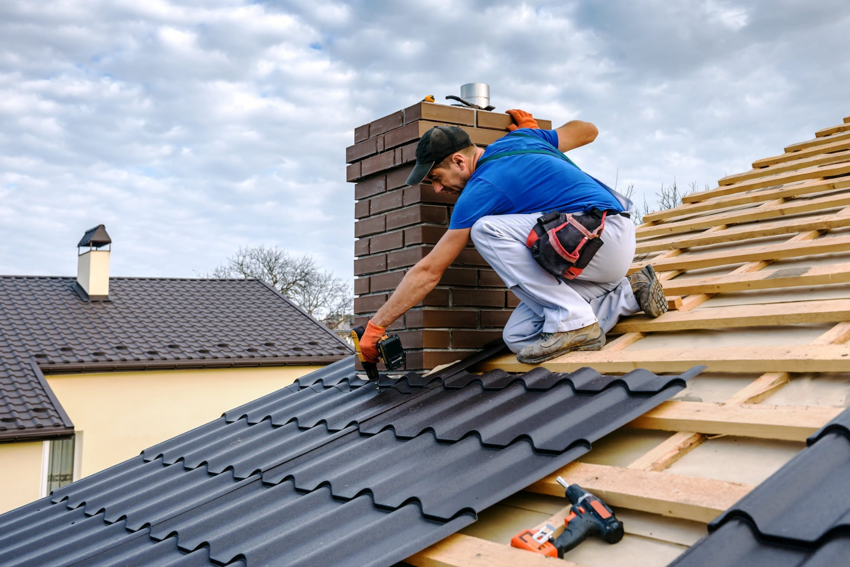 Service roofing